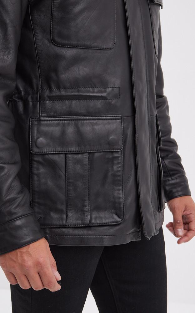 La Canadienne Veste Cuir Salemir Noir