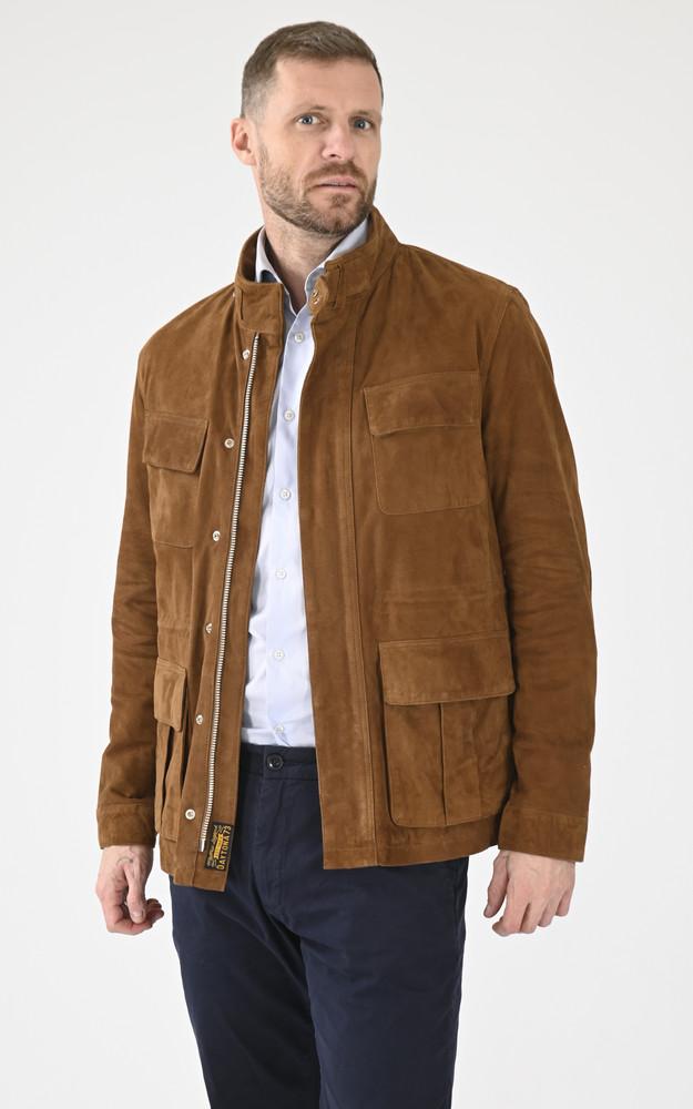 La Canadienne Veste Cuir Velours Salem Tabac