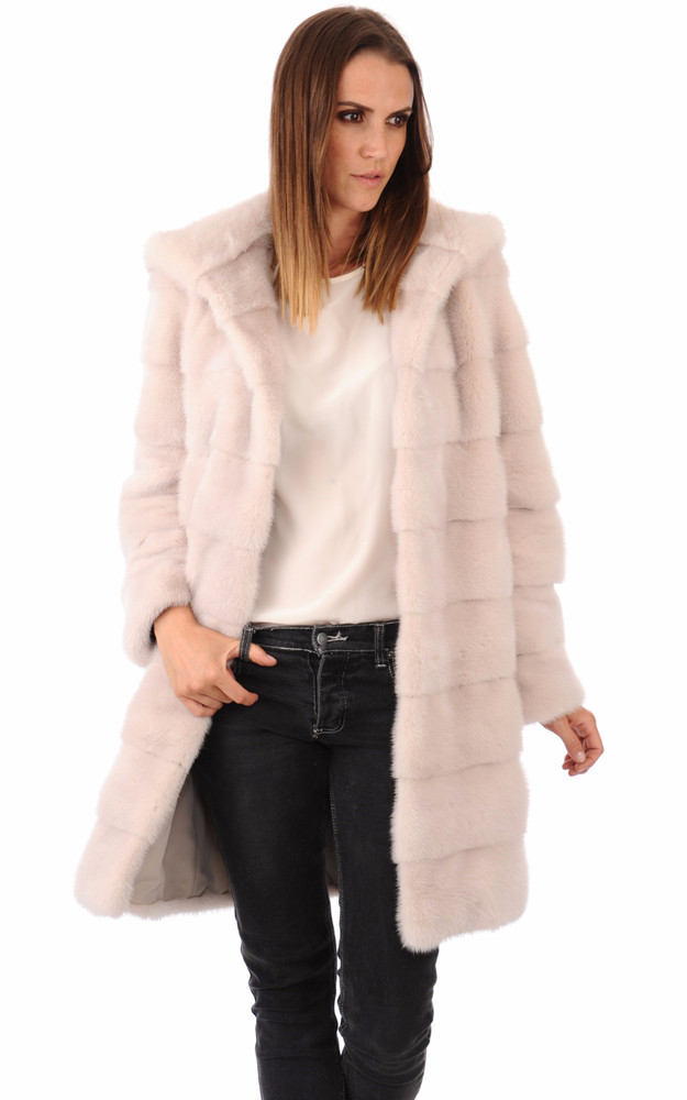 la canadienne Veste en Vison Nude