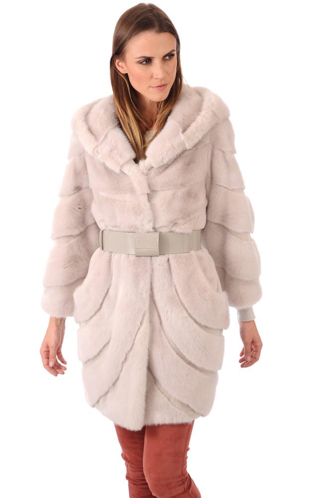 la canadienne Veste en vison nude