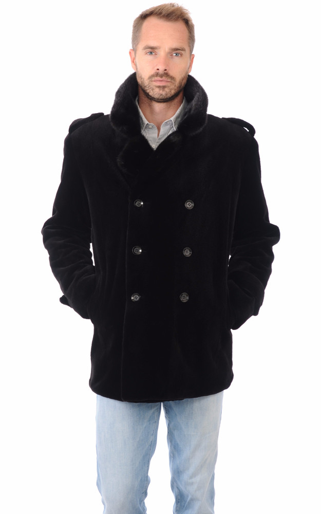 la canadienne Veste en Vison réversible