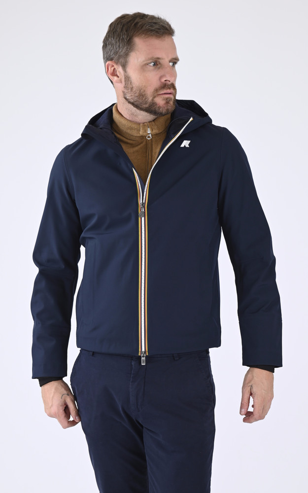La Canadienne Veste Jacko Bonded Bleu Marine