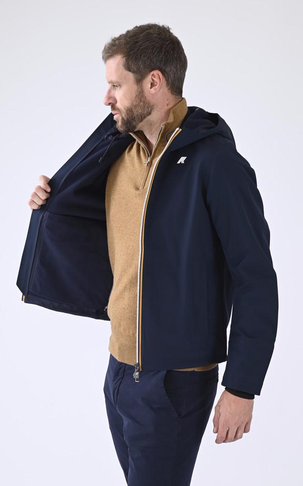 La Canadienne Veste Jacko Bonded Bleu Marine