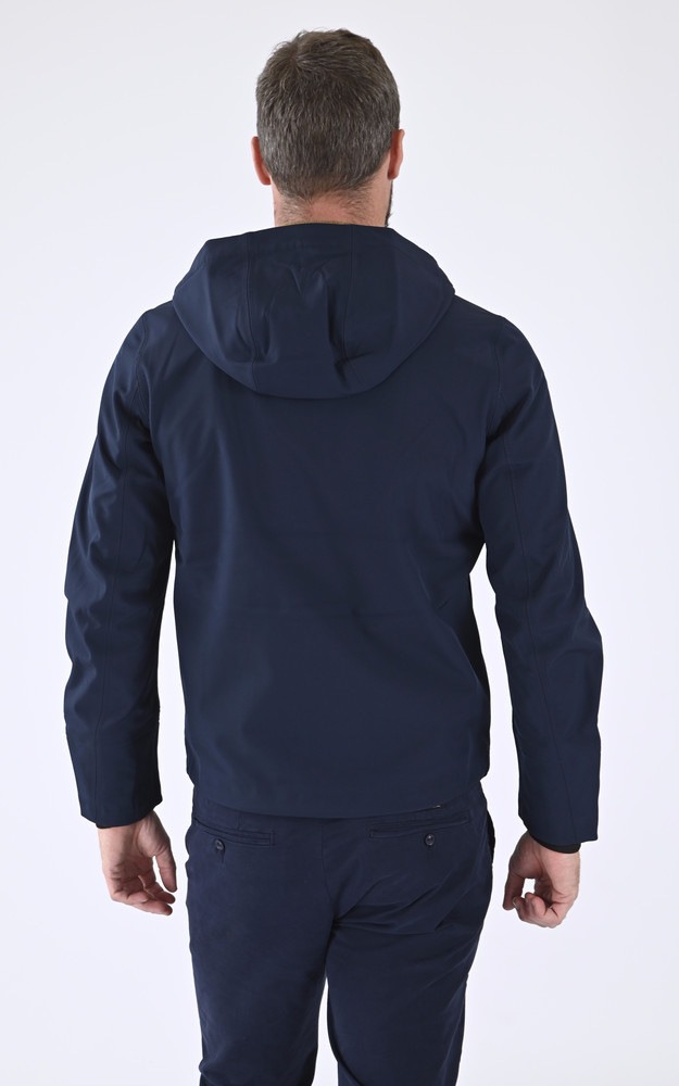 La Canadienne Veste Jacko Bonded Bleu Marine