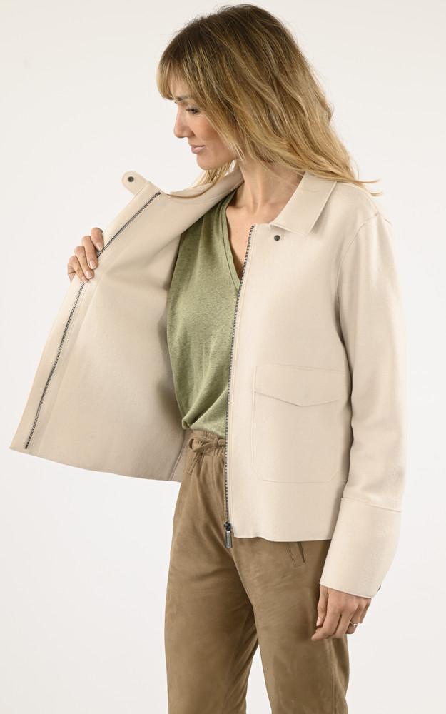 La Canadienne Veste Laine Ambre Beige