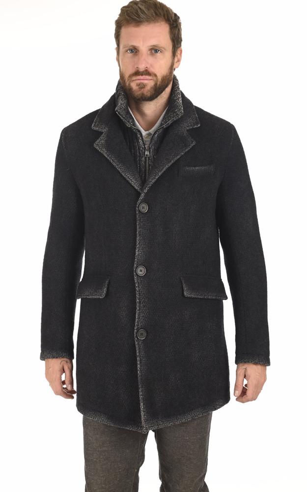 la canadienne Veste laine gris foncé