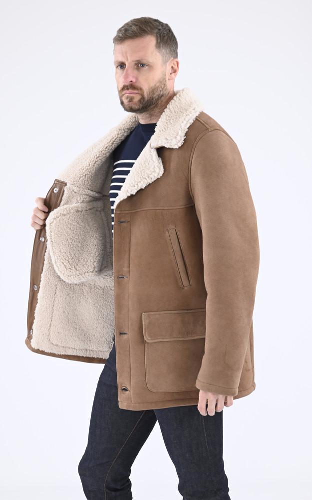 La Canadienne Veste Lc Caban Sheep Camel