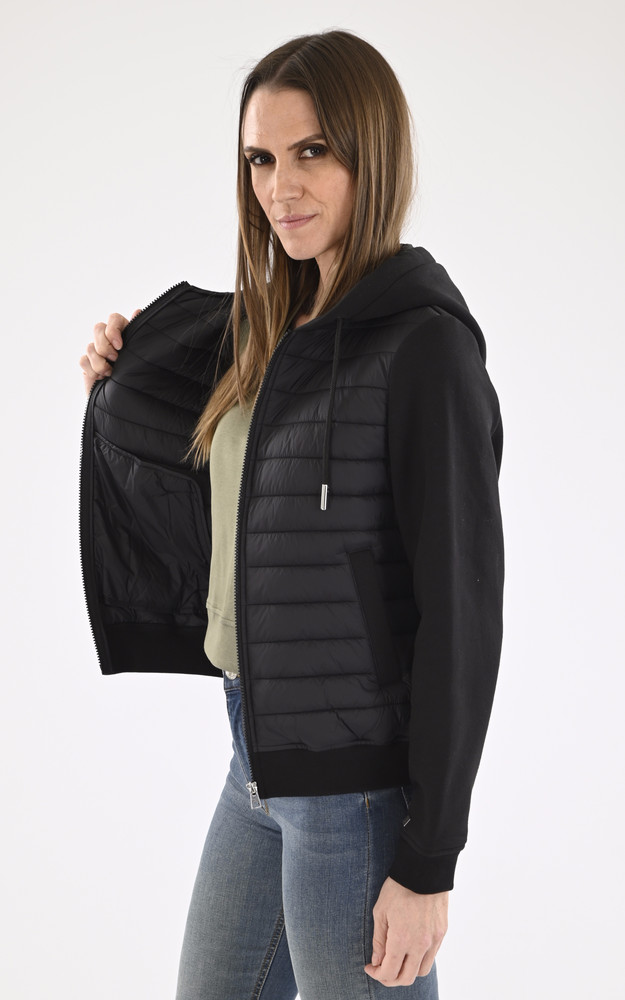 La Canadienne Veste Matelassée Lucinda Noire