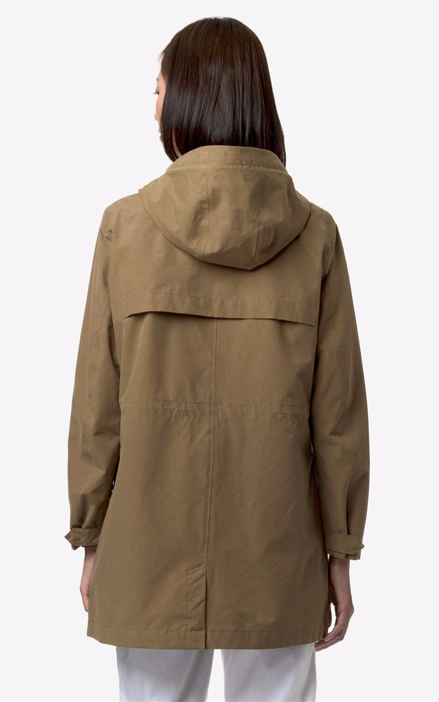 La Canadienne Veste Mi-longue Mirelle Marron