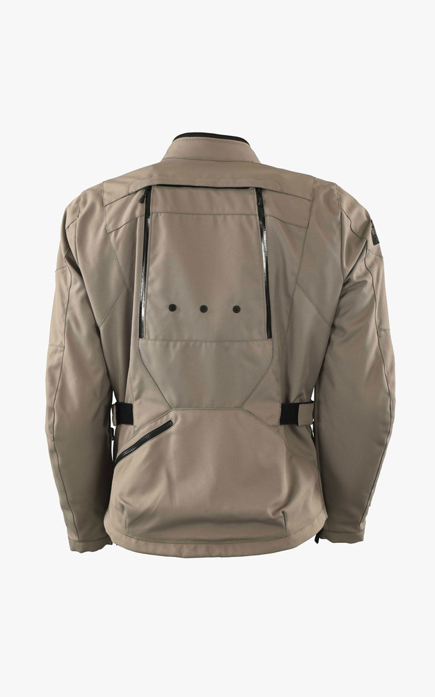 La Canadienne Veste Moto La Baroudeuse Beige Foncé