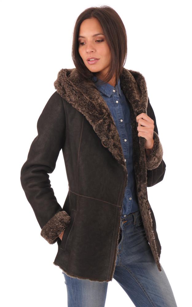La Canadienne Veste Peau Lainée En Mérinillo