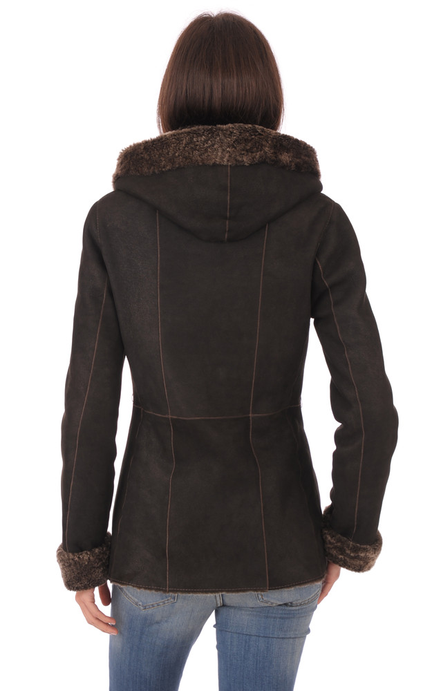 La Canadienne Veste Peau Lainée En Mérinillo