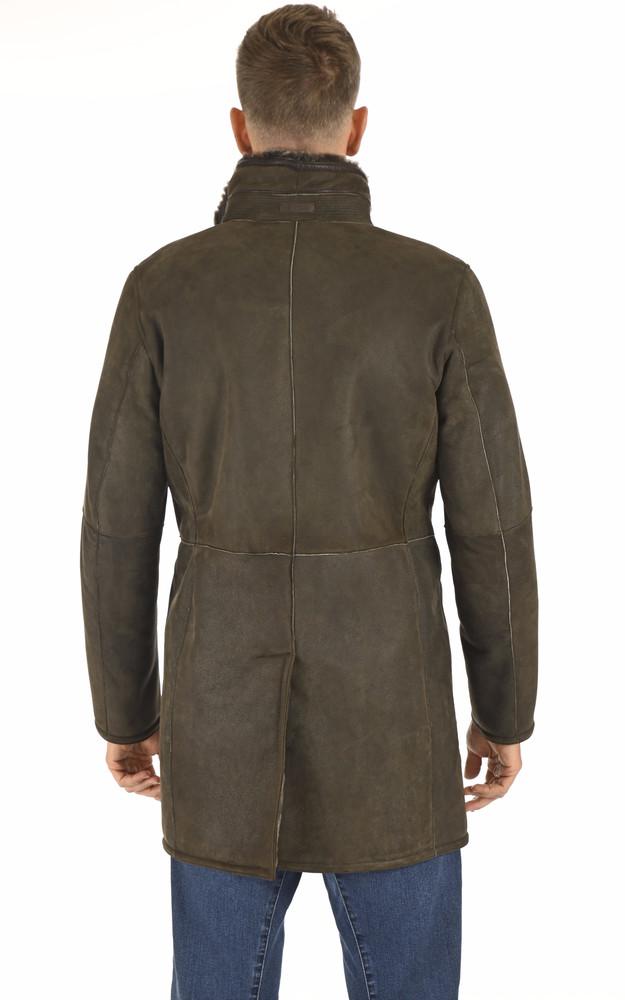 La Canadienne Veste Peau Lainée Kaki