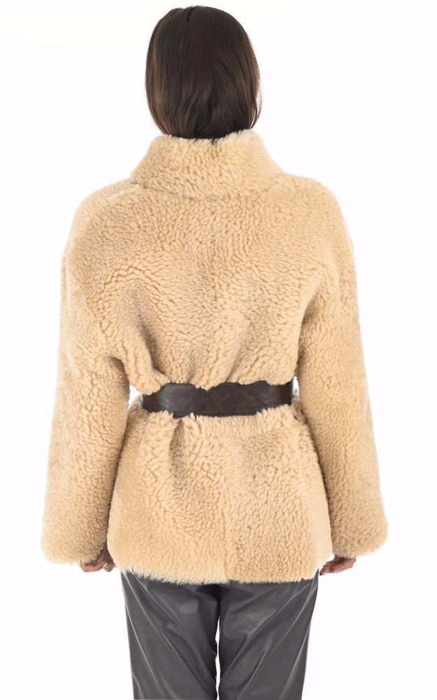 La Canadienne Veste Peau Lainée Réversible