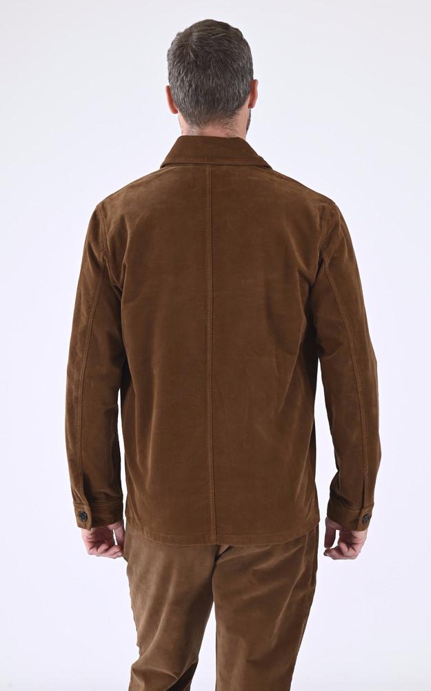 La Canadienne Veste Peintre Velours Marron