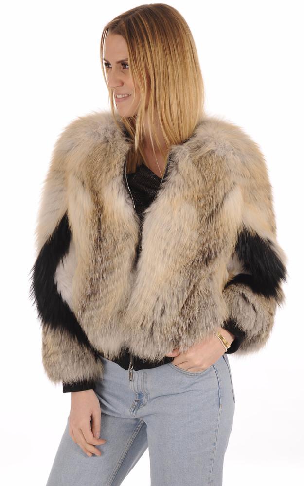 la canadienne Veste Renard Femme