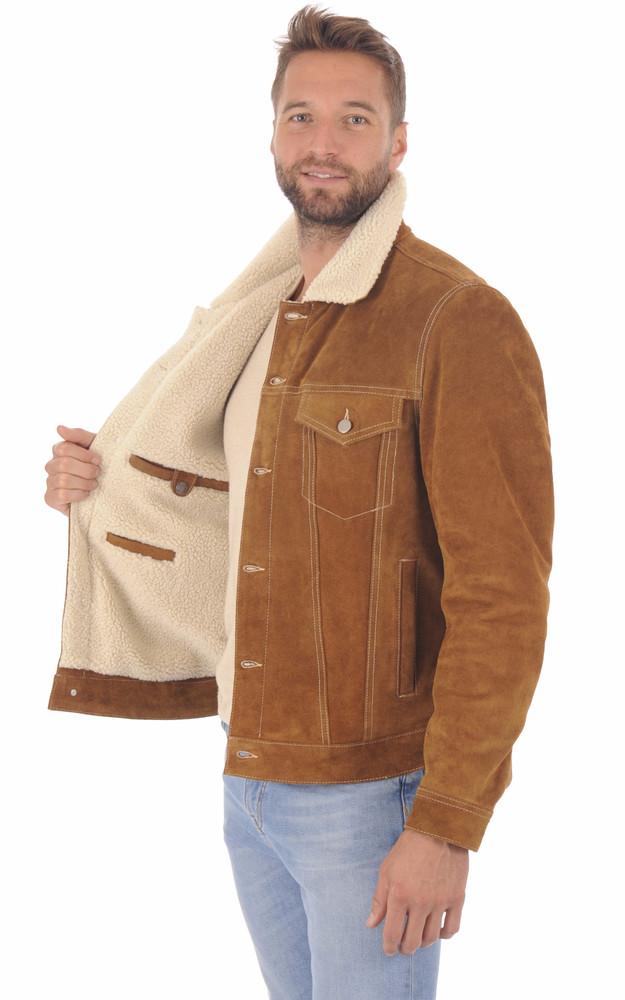 La Canadienne Veste Retro Homme Style Jean