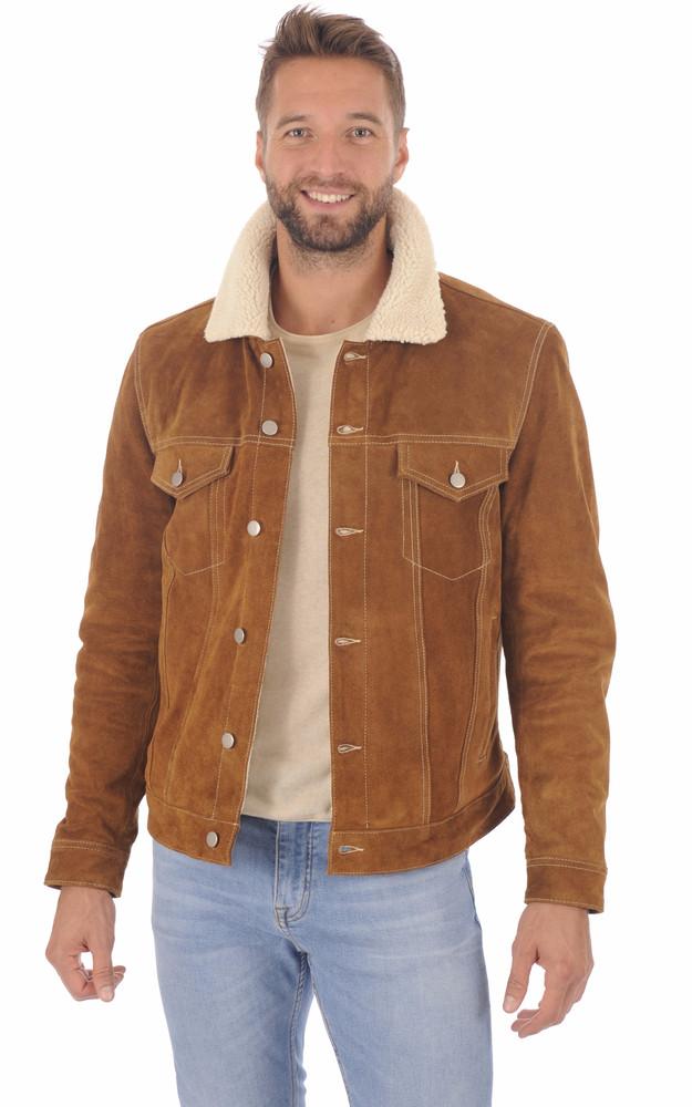 la canadienne Veste Retro Homme Style Jean