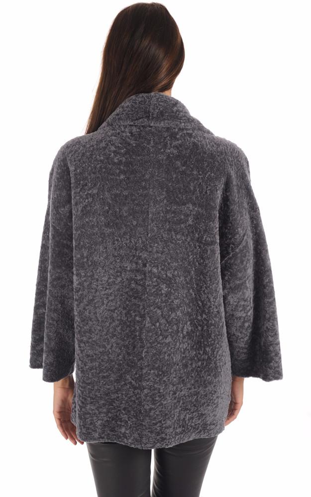 La Canadienne Veste Réversible Mouton Gris