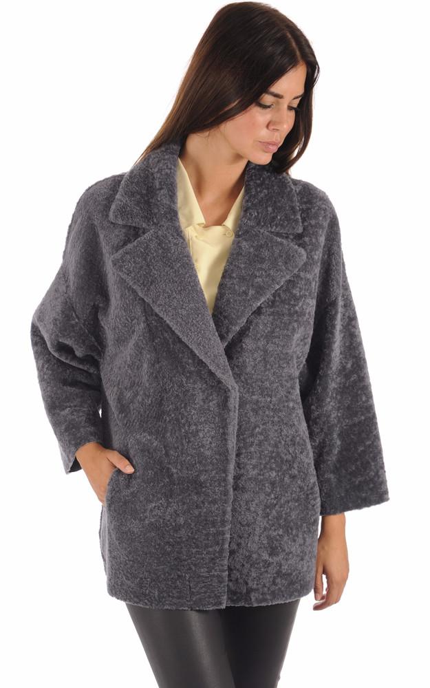 la canadienne Veste Réversible Mouton Gris