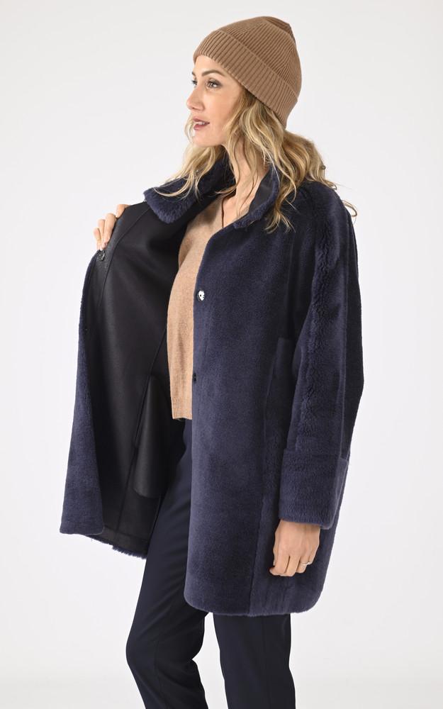 La Canadienne Veste Reversible Thalia Laine Bleue