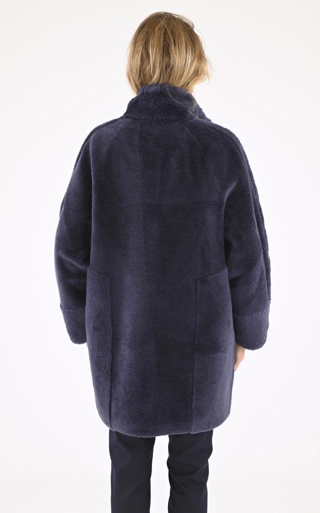 La Canadienne Veste Reversible Thalia Laine Bleue