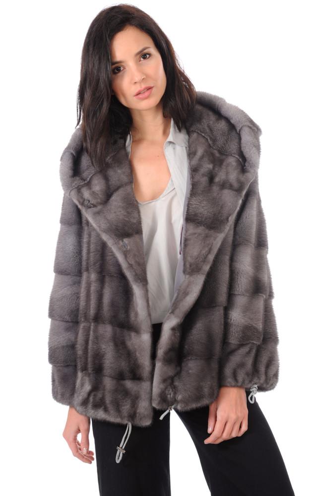 La Canadienne Veste Vison Blue Irish