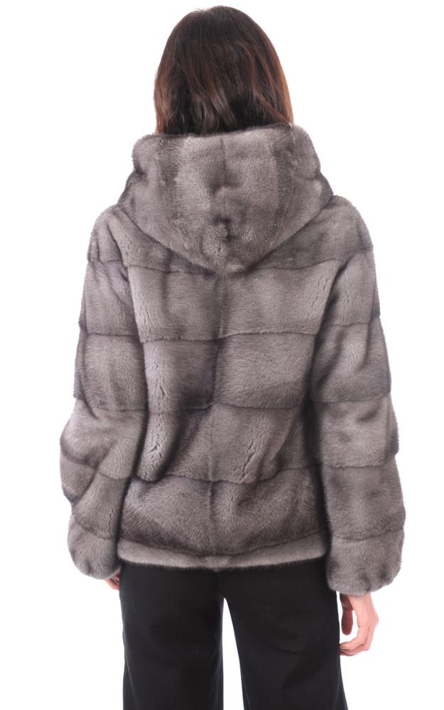 La Canadienne Veste Vison Blue Irish