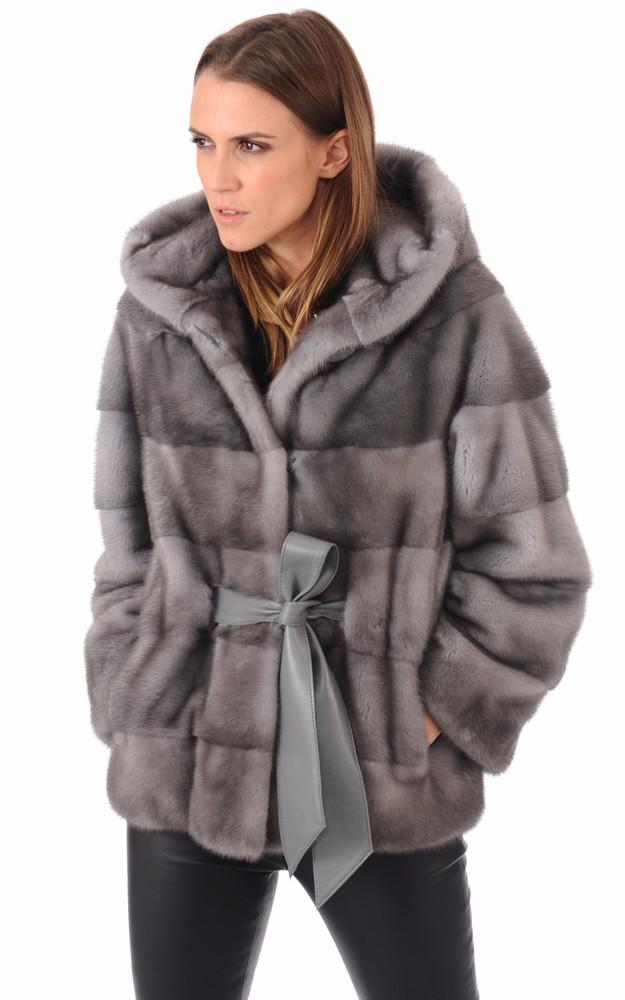 la canadienne Veste Vison Blue Irish Naturel