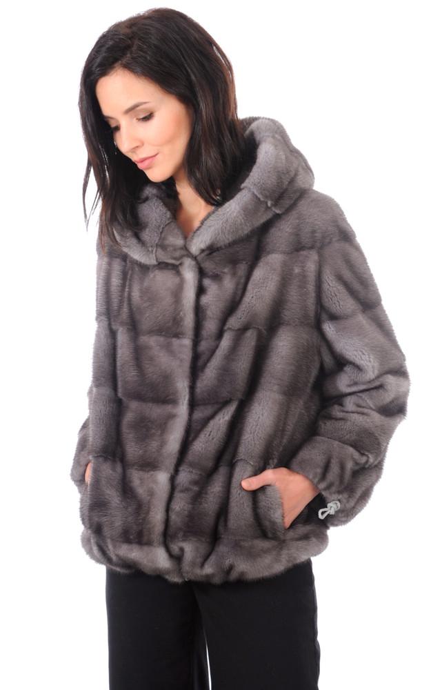 la canadienne Veste Vison Blue Irish