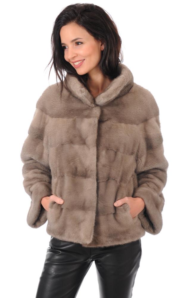 la canadienne Veste Vison Femme