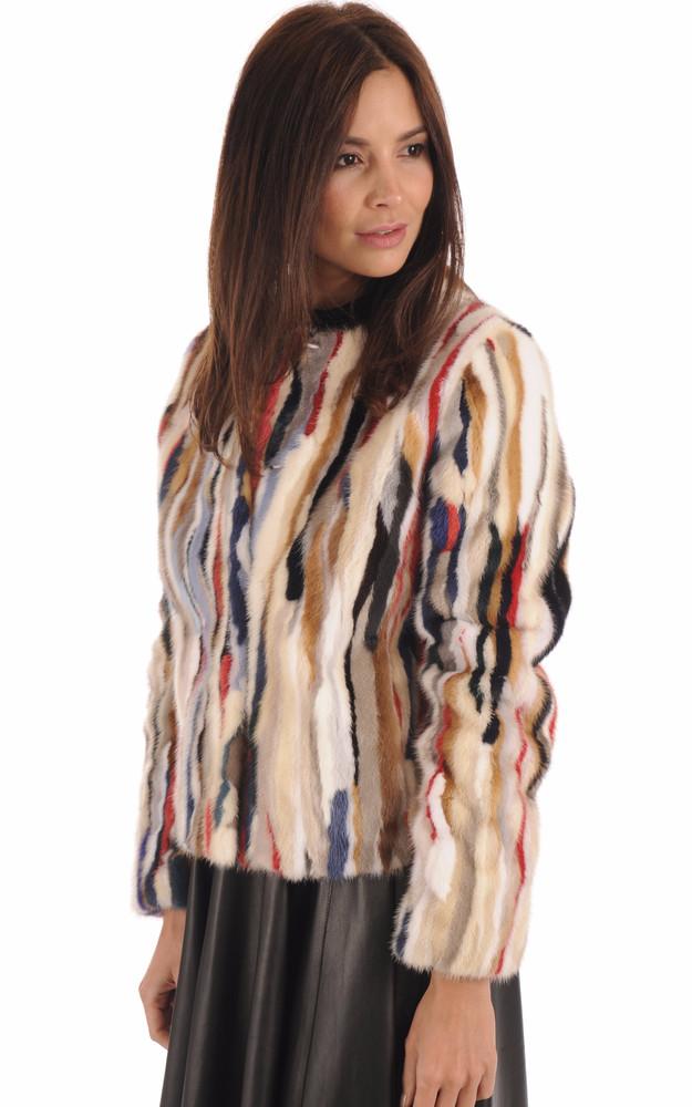 La Canadienne Veste Vison Multicolor
