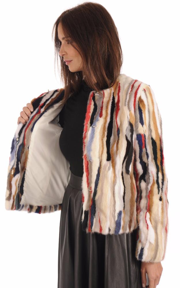 La Canadienne Veste Vison Multicolor