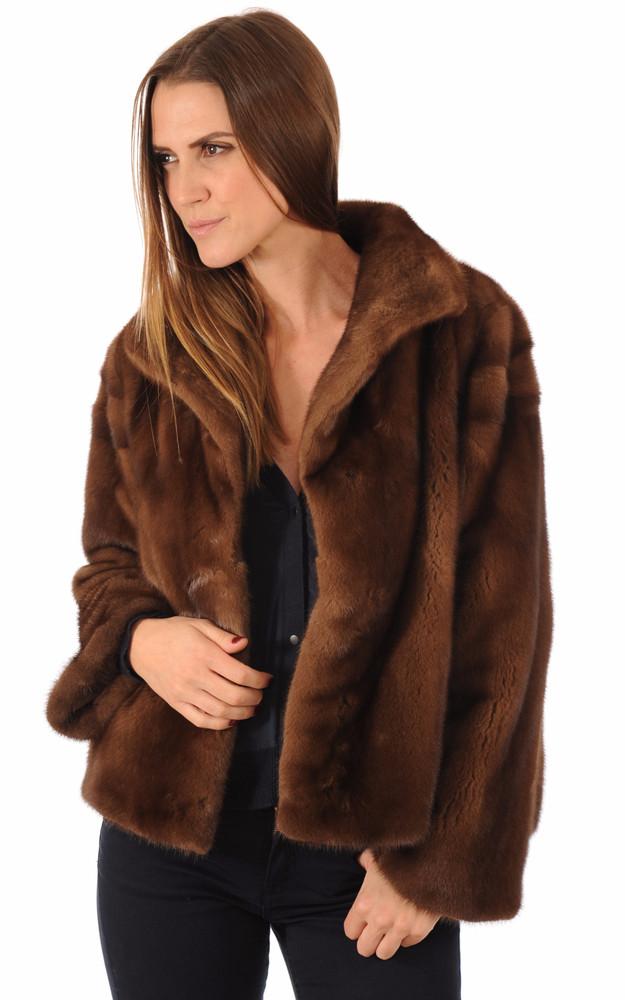 la canadienne Veste Vison Naturel