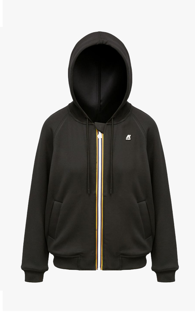 La Canadienne Veste Zippée Lydie Black Pure