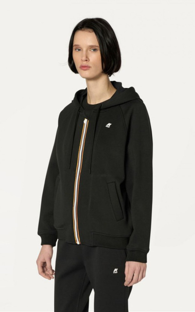 La Canadienne Veste Zippée Lydie Black Pure