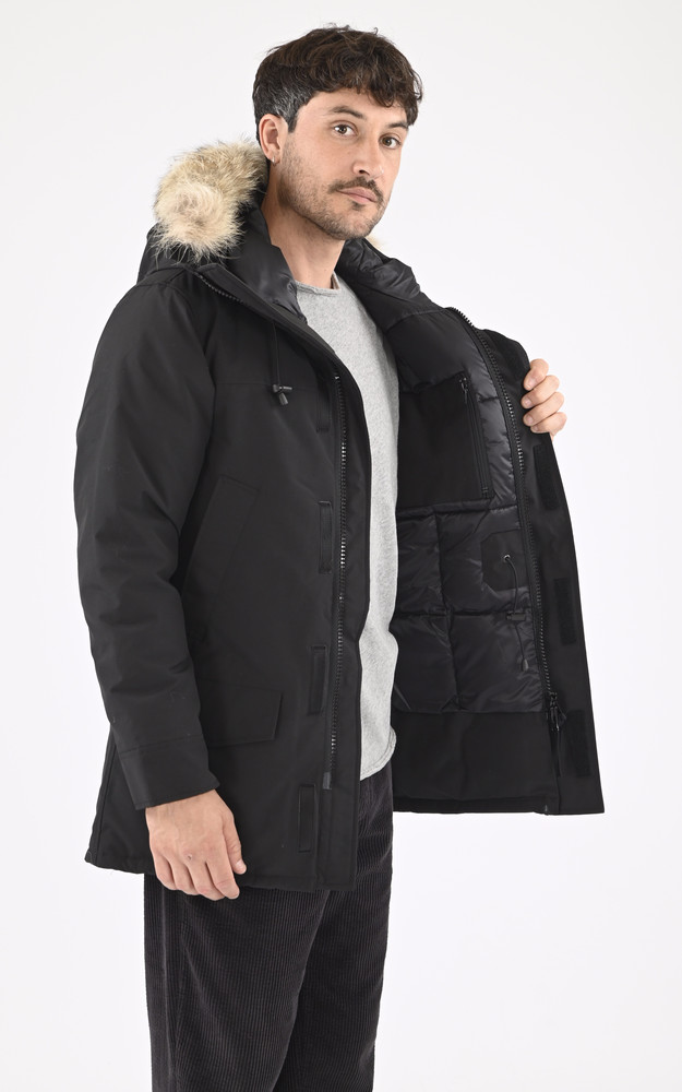 La Canadienne Parka Langford Fusion Black Disc Black
