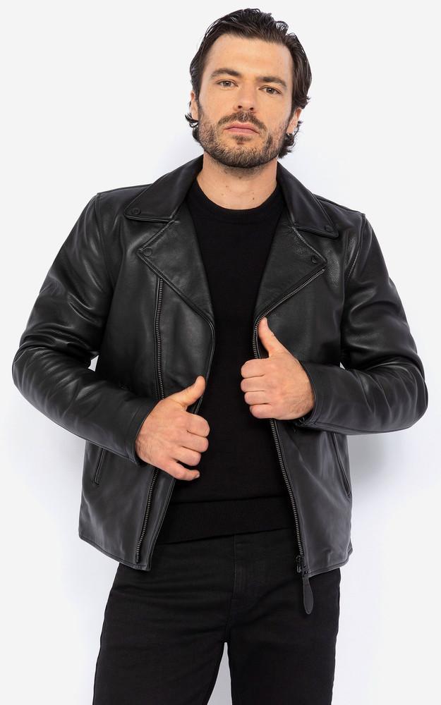 La Canadienne Perfecto Vachette Lc Perf Simple Noir