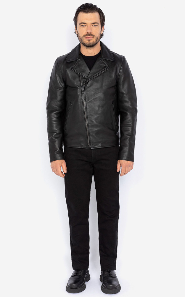 La Canadienne Perfecto Vachette Lc Perf Simple Noir