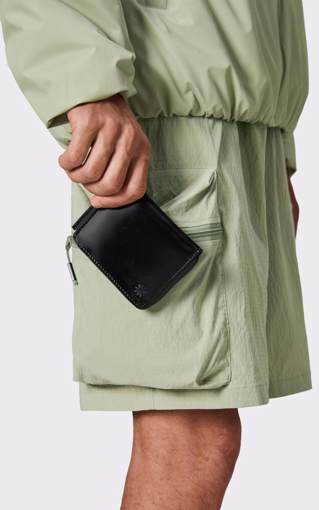 La Canadienne Portefeuille Wallet Mini Noir Brillant