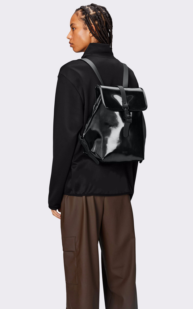 La Canadienne Sac à Dos Bucket Backpack Noir Brillant