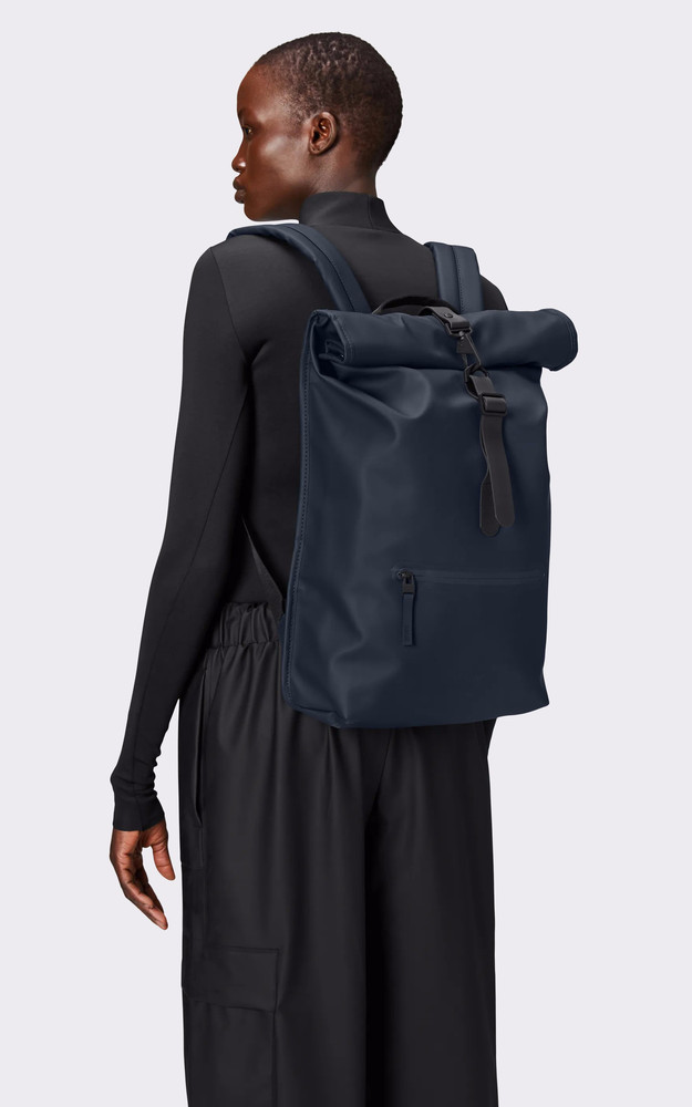 La Canadienne Sac à Dos Rolltop Rucksack Bleu Marine