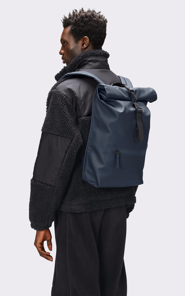 La Canadienne Sac à Dos Rolltop Rucksack Bleu Marine