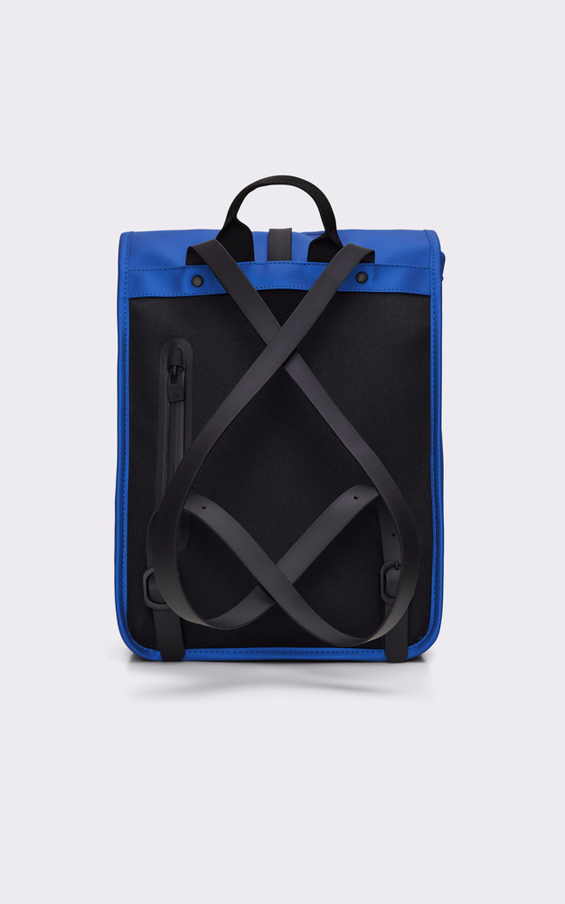 La Canadienne Sac à Dos Rolltop Rucksack Mini Bleu électrique