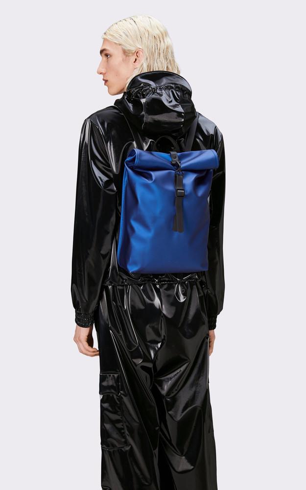 La Canadienne Sac à Dos Rolltop Rucksack Mini Bleu électrique