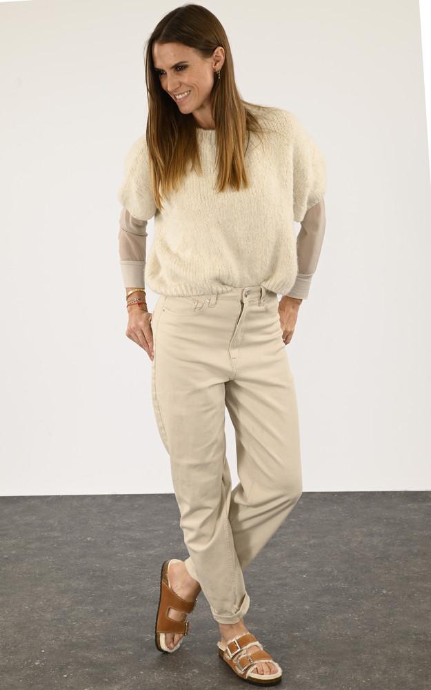 La Canadienne Sandales Fourrées Cuir Et Mouton Camel