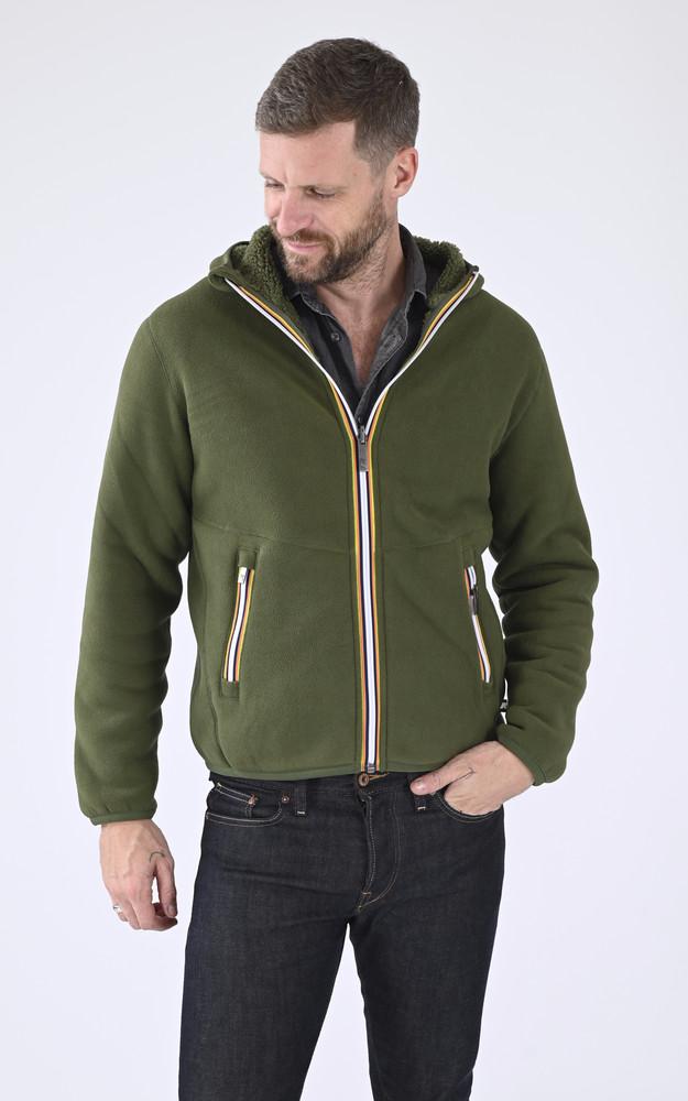 La Canadienne Veste Polaire Réversible JACK SHERPA Vert