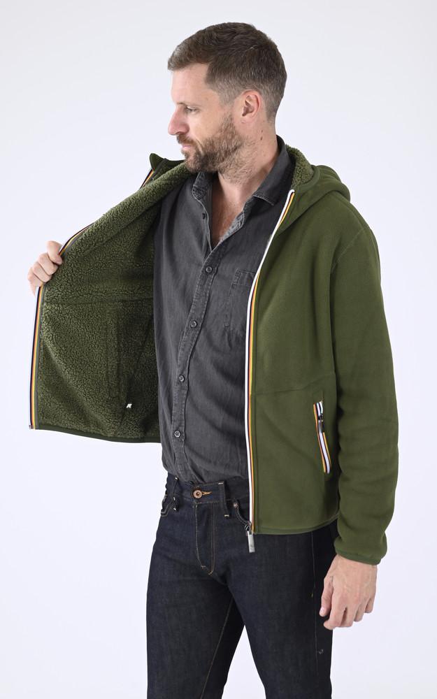 La Canadienne Veste Polaire Réversible JACK SHERPA Vert