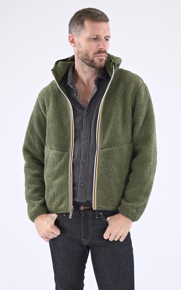 la canadienne Veste polaire réversible JACK SHERPA vert