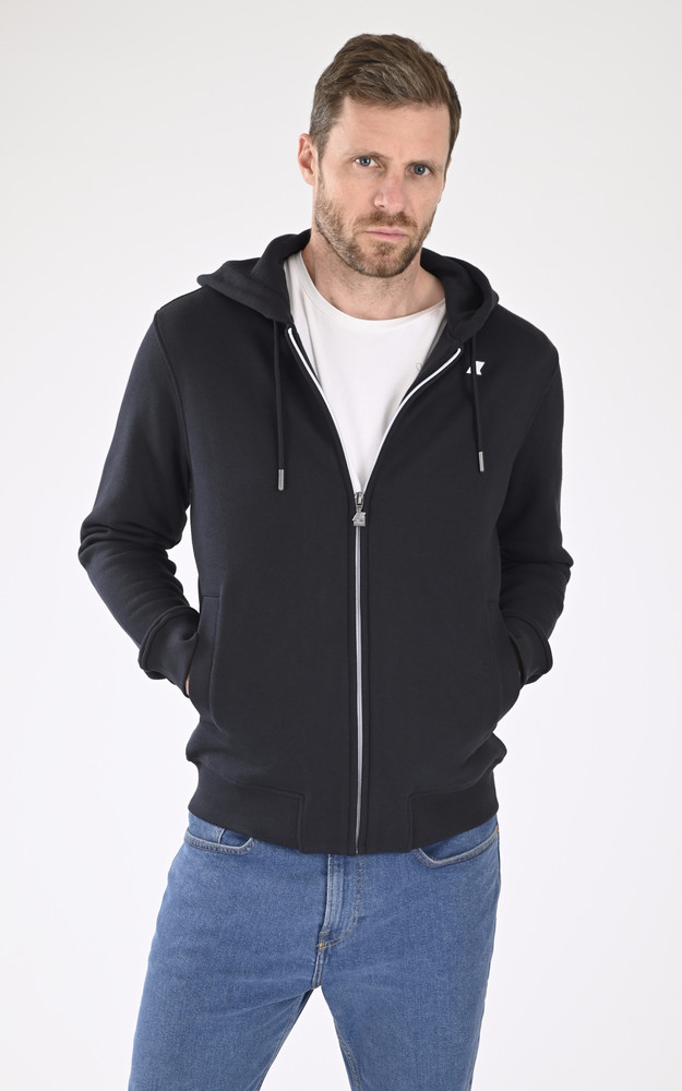 La Canadienne Veste Zippée Anthony Frebnch Bleu Marine